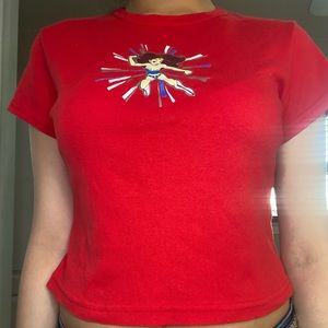 Wonder woman red shirt!